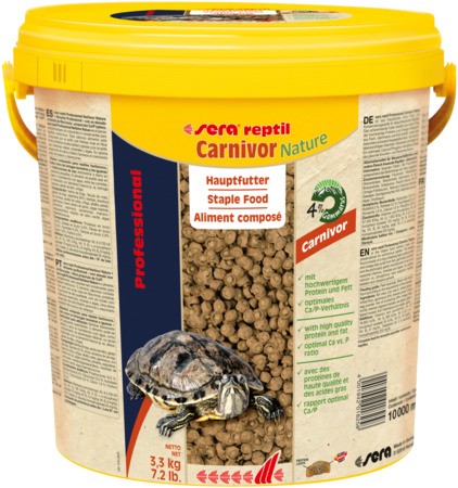 Корм для рептилий "Reptil Professional Carnivor Nature", ведро, 10 л, 3.3 кг
