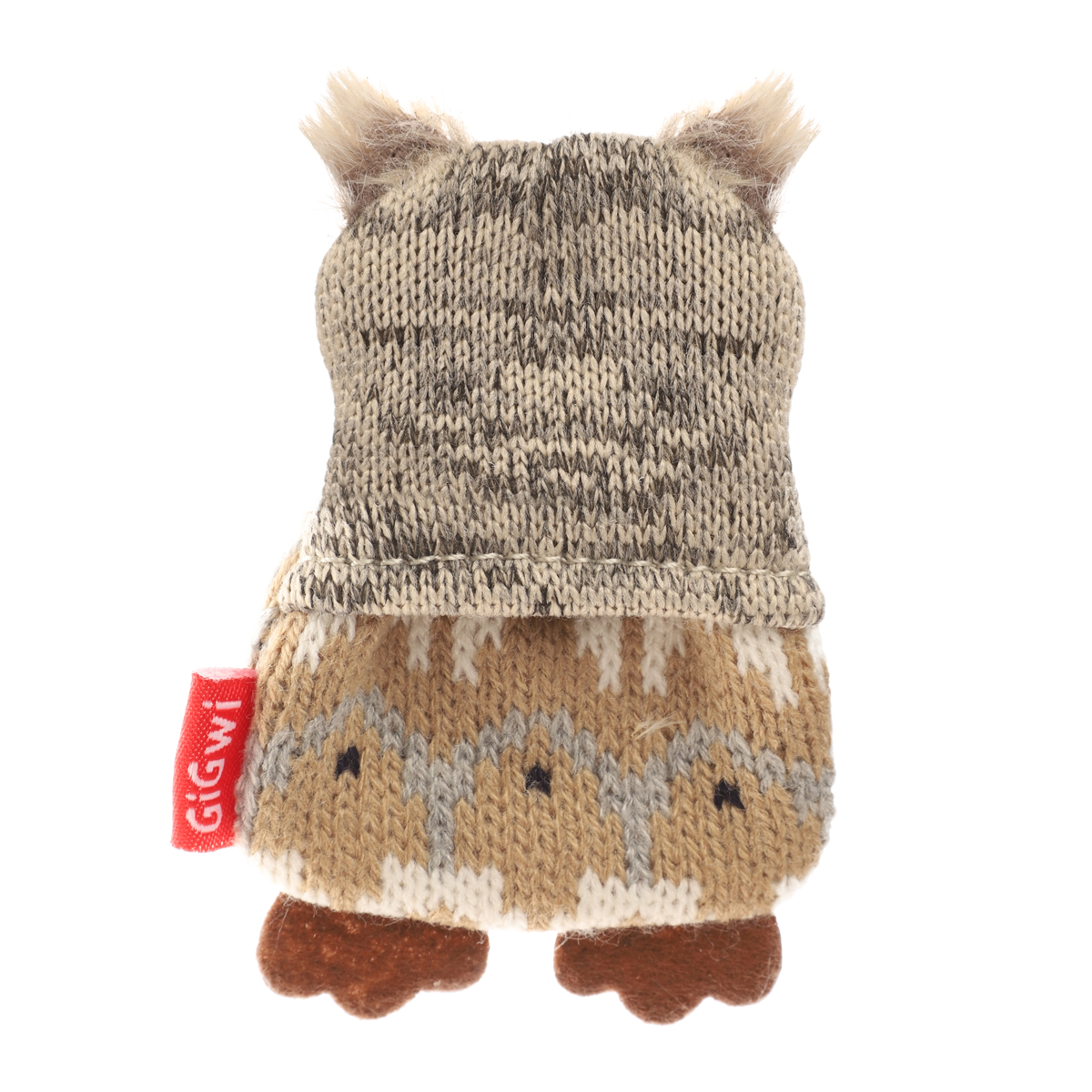 Игрушка для собак Сова со сменными пищалками 10см, серия PLUSH FRIENDZ 6