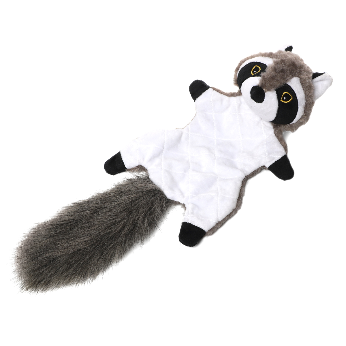 Игрушка мягкая шуршащая для собак "Шустрый енот", 420мм 1