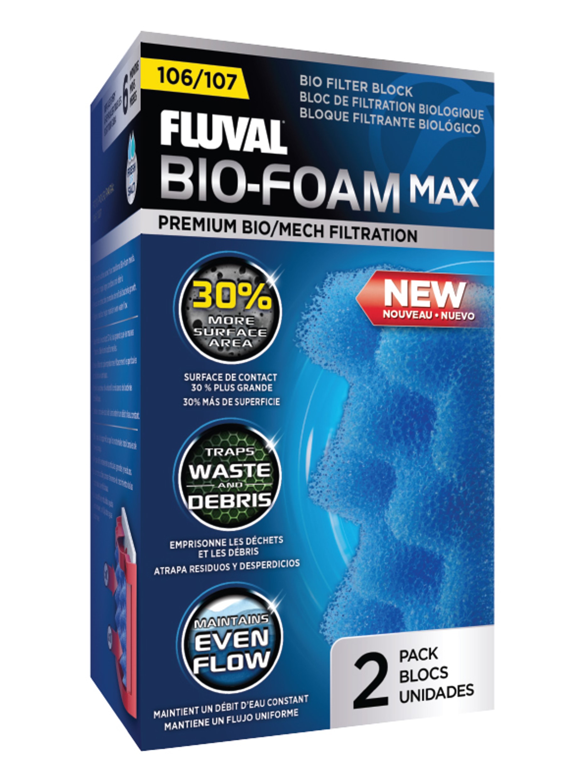 Фильтрующая губка для фильтра 106 и 107 "Bio Foam Max" 1
