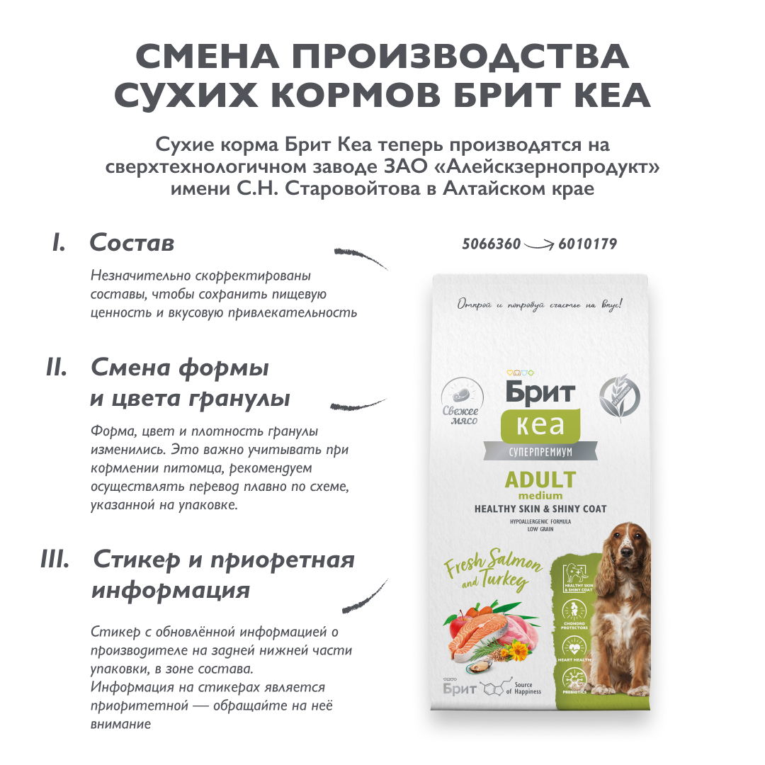 Сухой корм DOG ADULT MEDIUM HEALTHY SKIN & SHINY COAT с лососем и индейкой, 12 кг 2