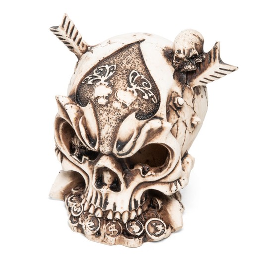 "Черепа" Грот "Череп со стрелами", 95*87*88мм