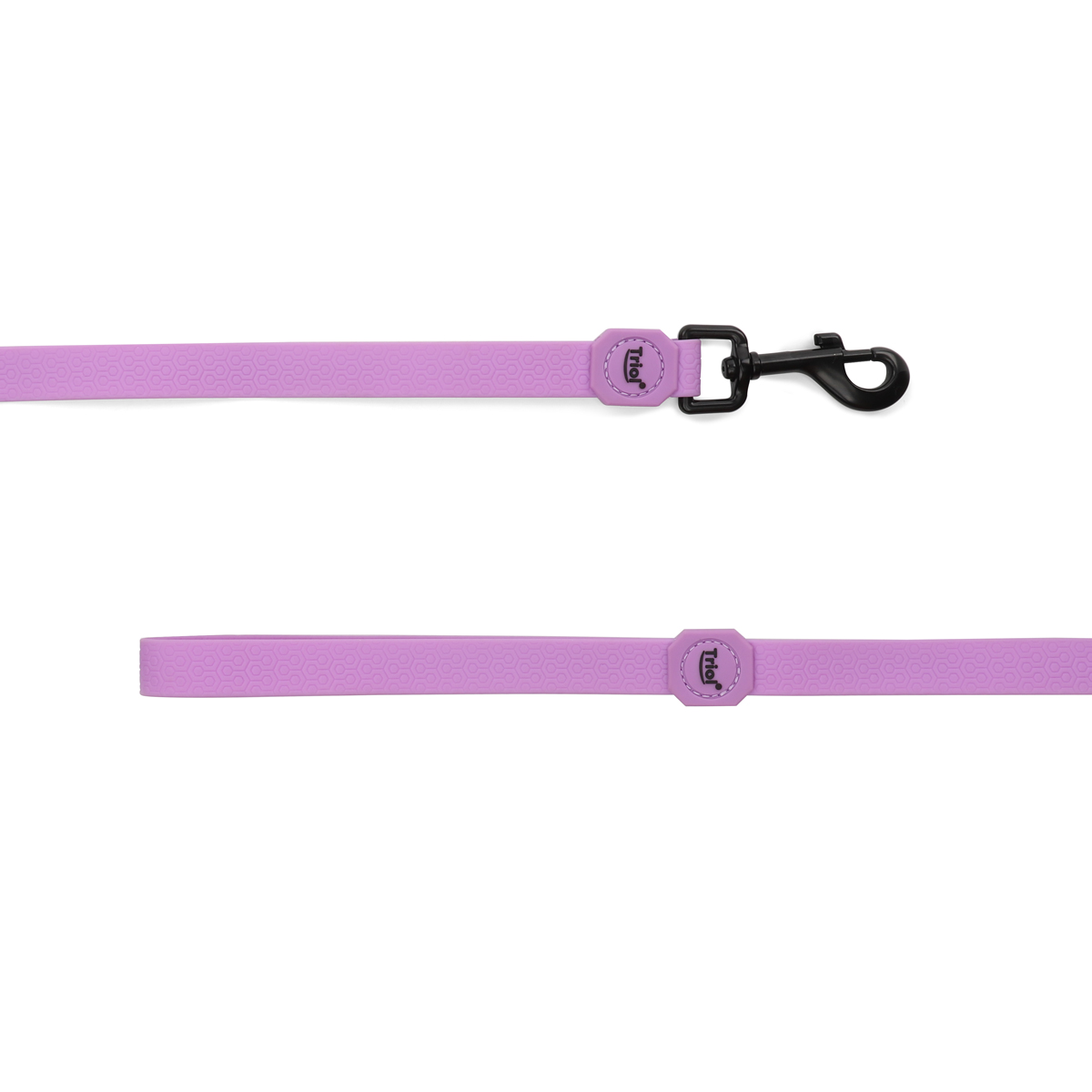 Поводок из биотана "Матрица" S, сиреневый, 15*2000мм 2