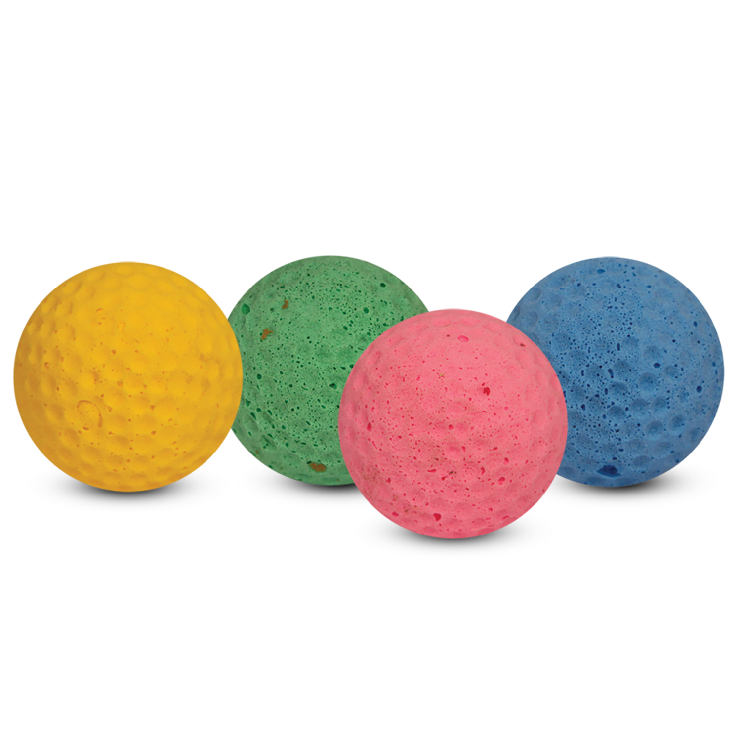Игрушка для кошек "Мяч для гольфа", d40мм (уп.4шт.) 2