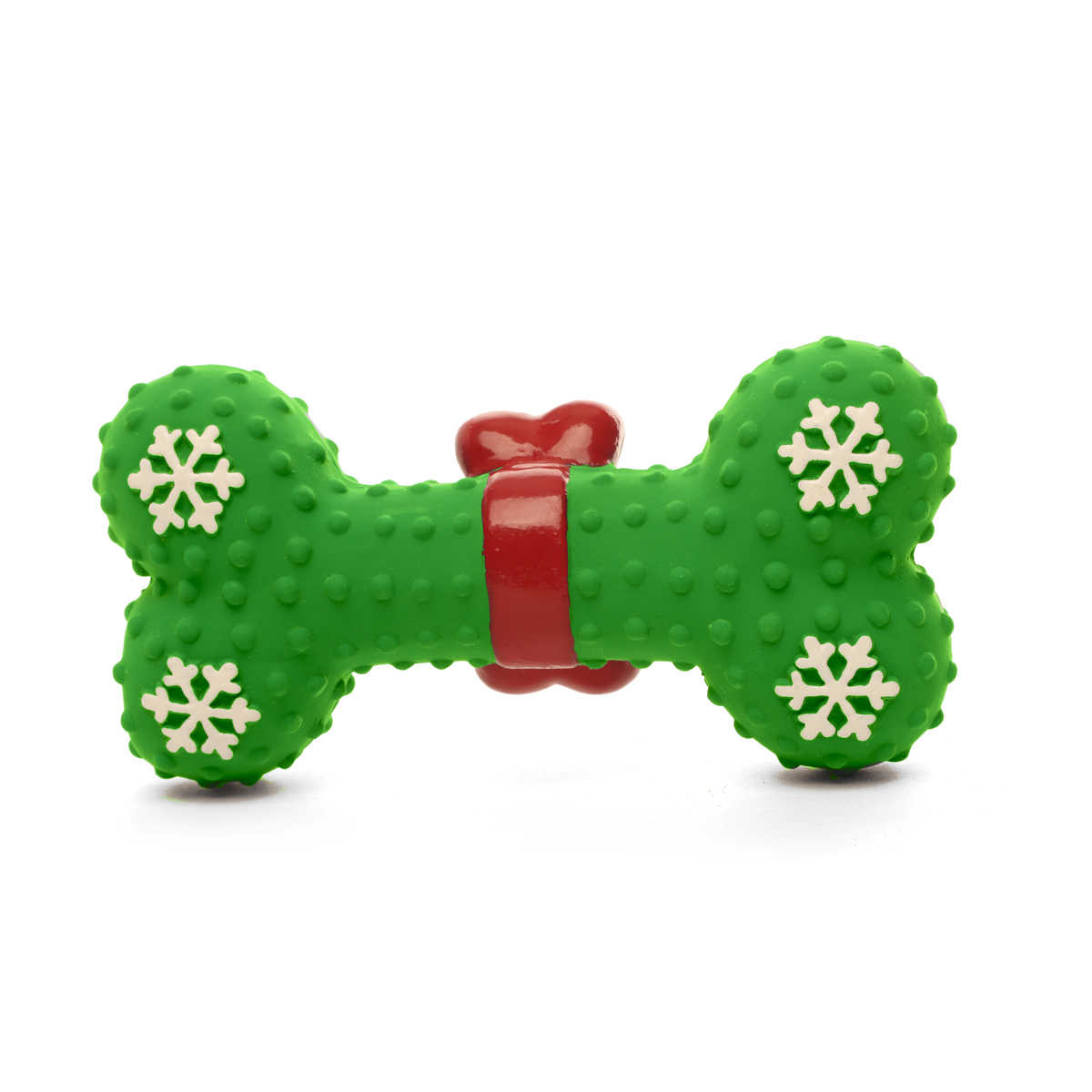 NEW YEAR Игрушка из латекса для собак "Кость новогодняя", 150мм 2