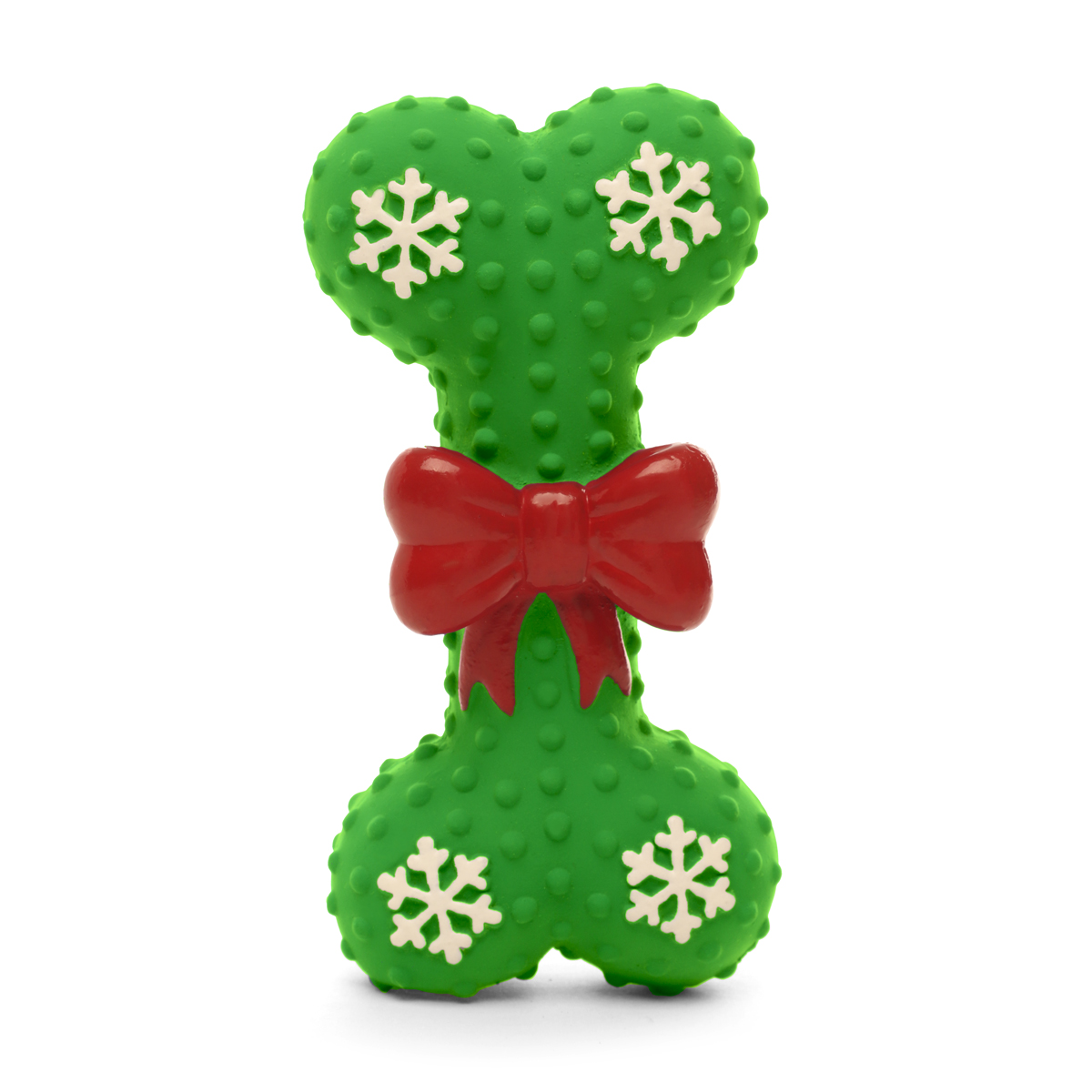 NEW YEAR Игрушка из латекса для собак "Кость новогодняя", 150мм 1