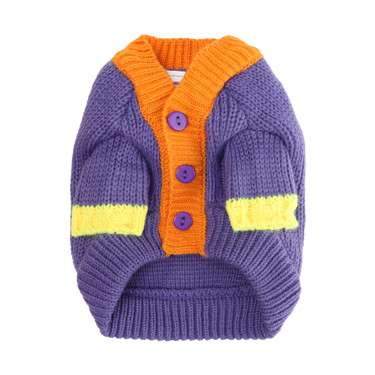 СОЮЗМУЛЬТФИЛЬМ Свитер "Солнце взойдет" S, фиолетовый, дл.изделия по спине 25см 2