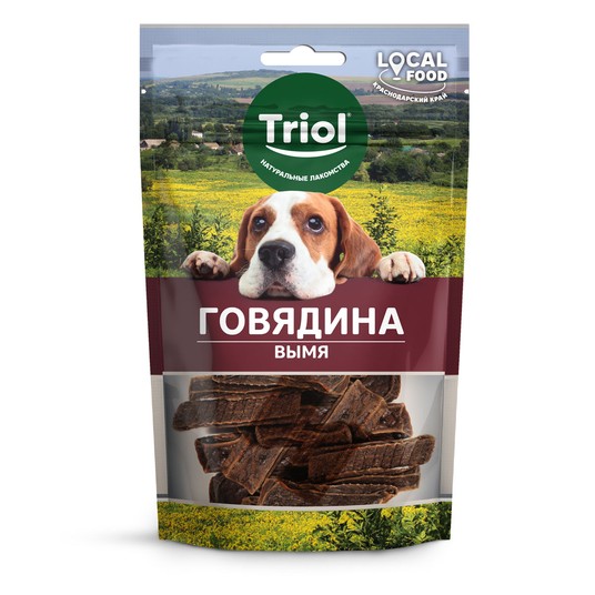 Вымя говяжье молочное для собак, 50г