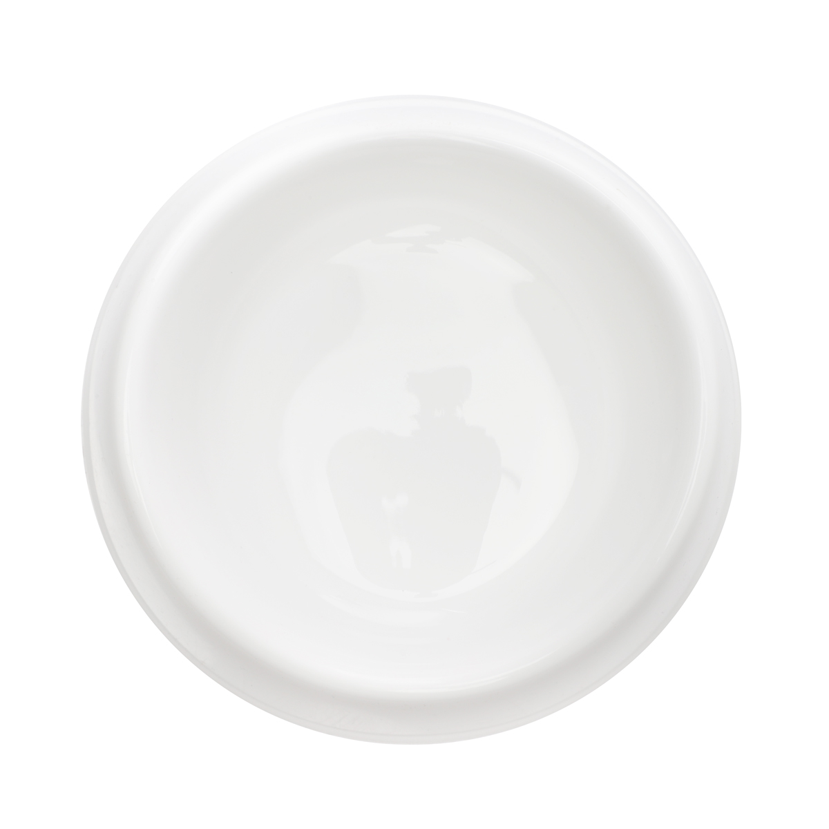 Миска пластиковая "Инь Ян", белая, 0,15л 2