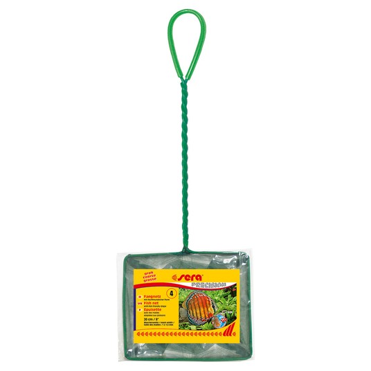 Сачок аквариумный крупная ячейка, зелёный, 200*450мм