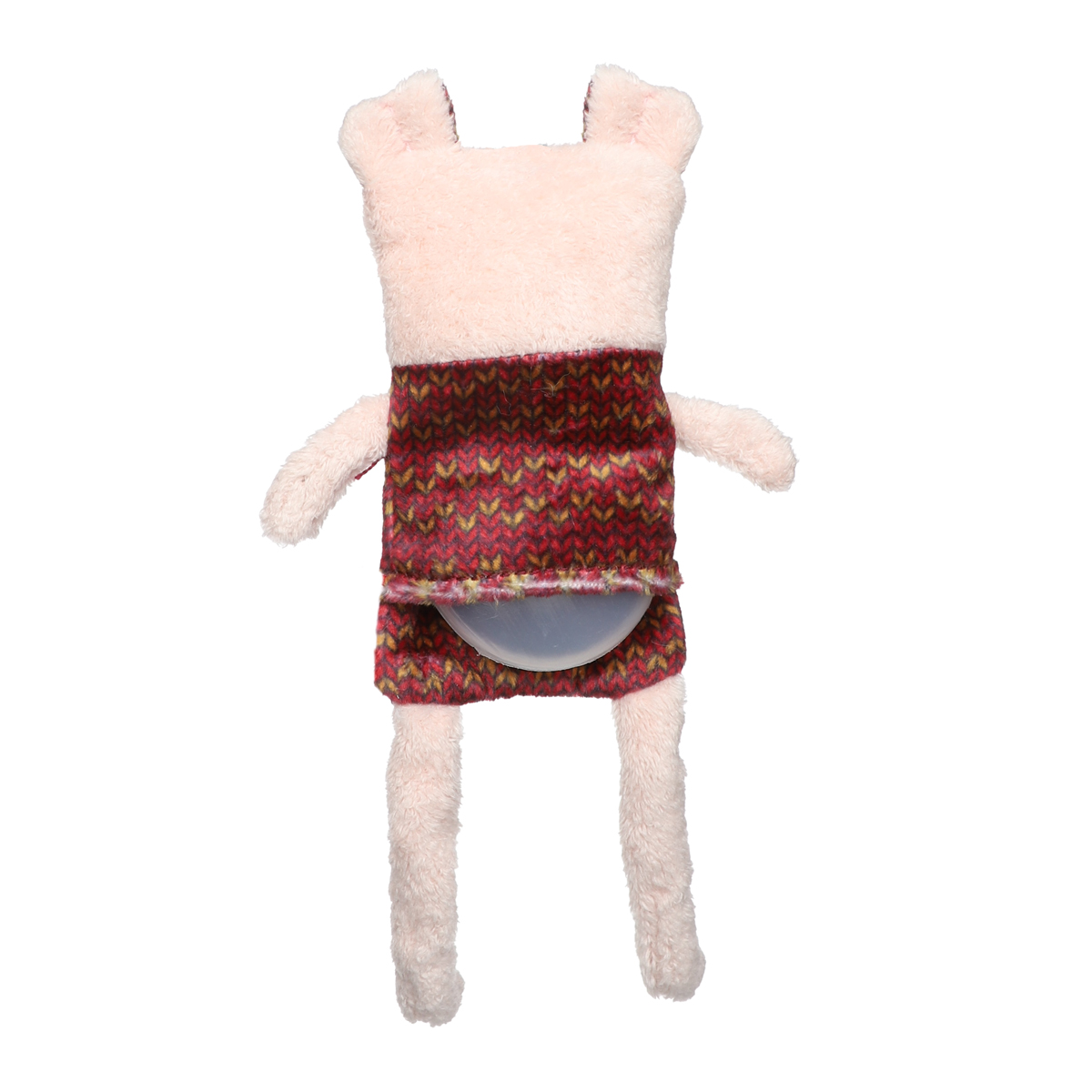 PLUSH FRIENDZ Игрушка мягкая для собак "Поросёнок со сменными пищалками", 190мм 2