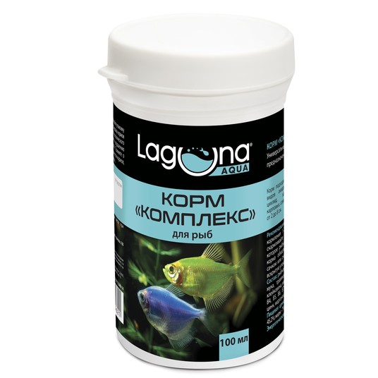 Корм для рыб "Комплекс", гранулы, 100мл, 40г