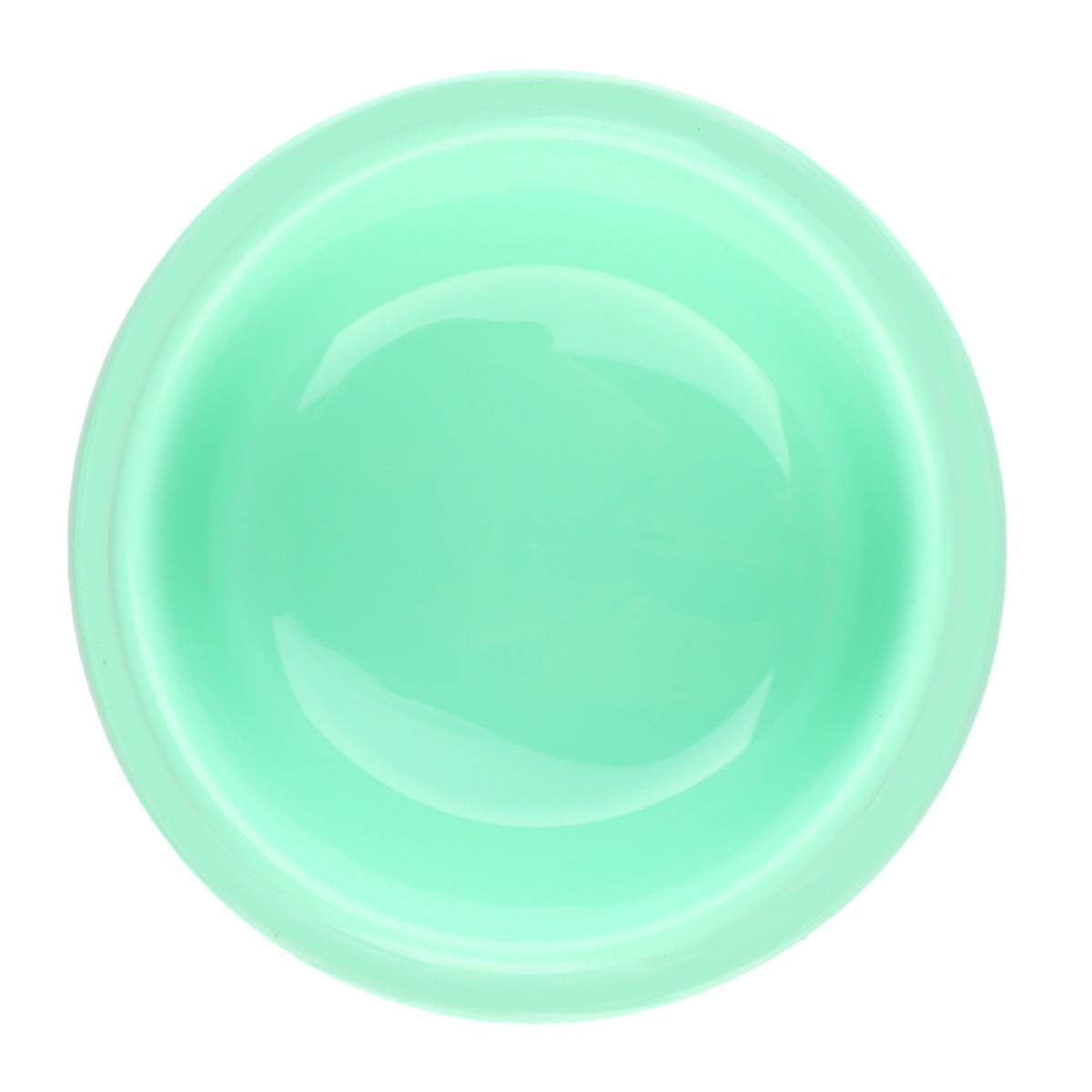 Миска пластиковая "Бисквит", бирюзовая, 0,4л 2