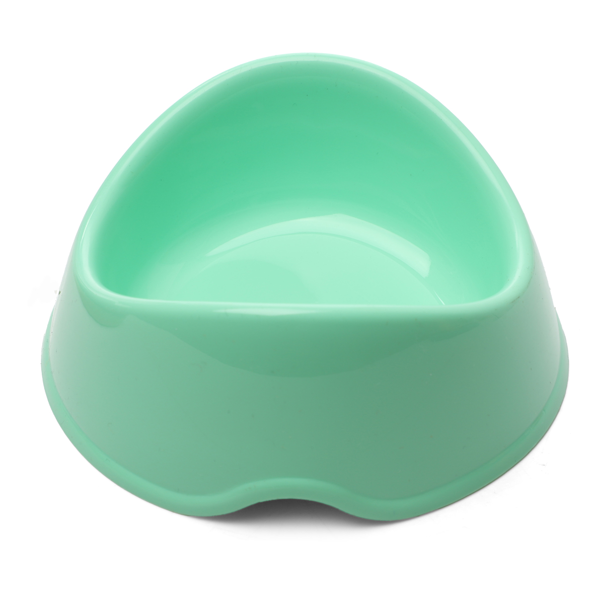 Миска пластиковая "Бисквит", бирюзовая, 0,4л 4