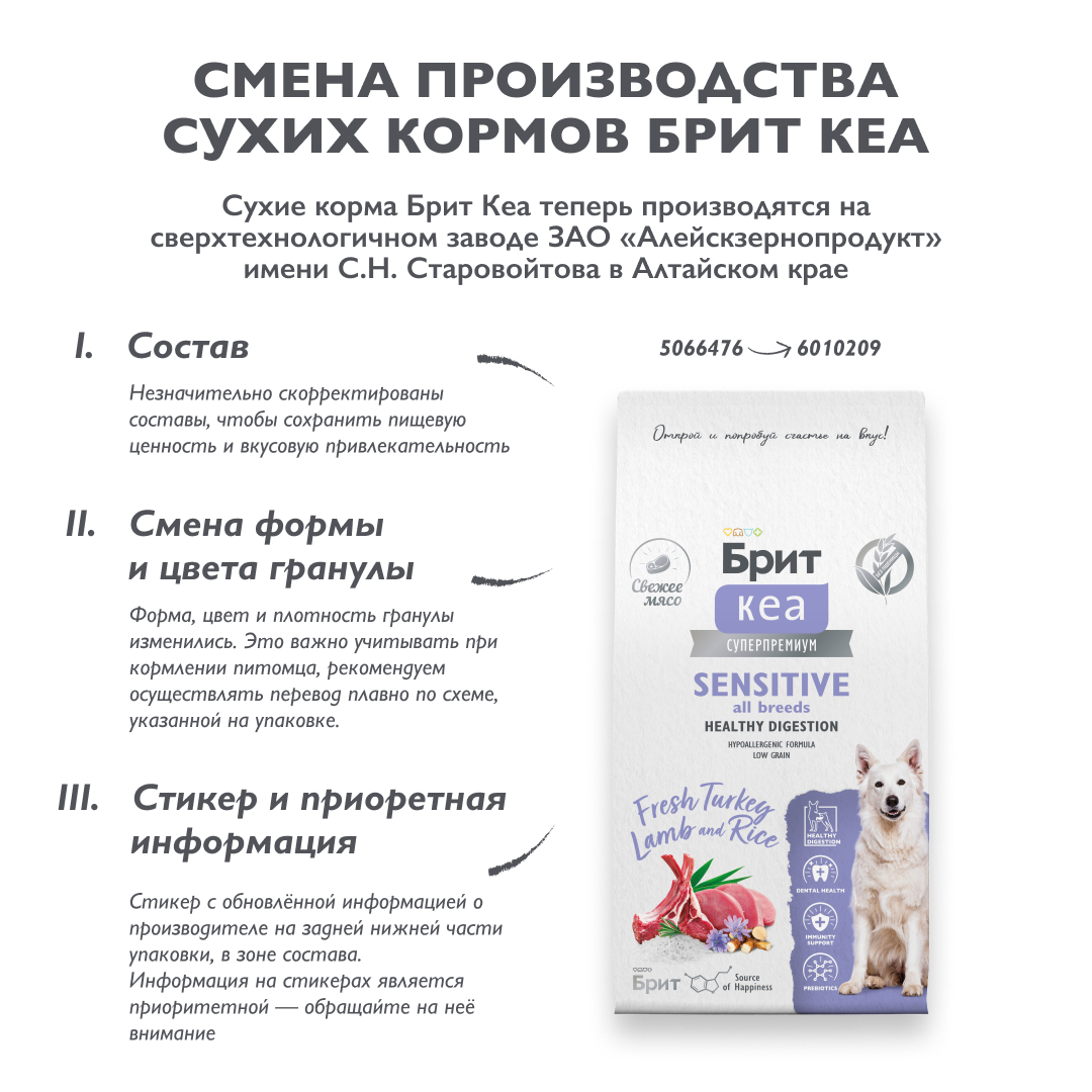 BRIT CARE, Сухой корм с инд и ягн д/соб.вс.пор. "Dog Adult Sensitive Healthy Digestion",12кг 2