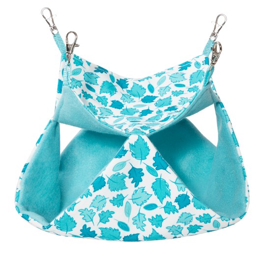 Гамак двухъярусный для мелких животных "Листики", 335*335*10мм