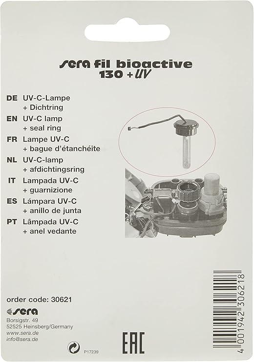 Лампа УФ для внешних фильтров fil BIOACTIVE 130+УФ 5Вт 3