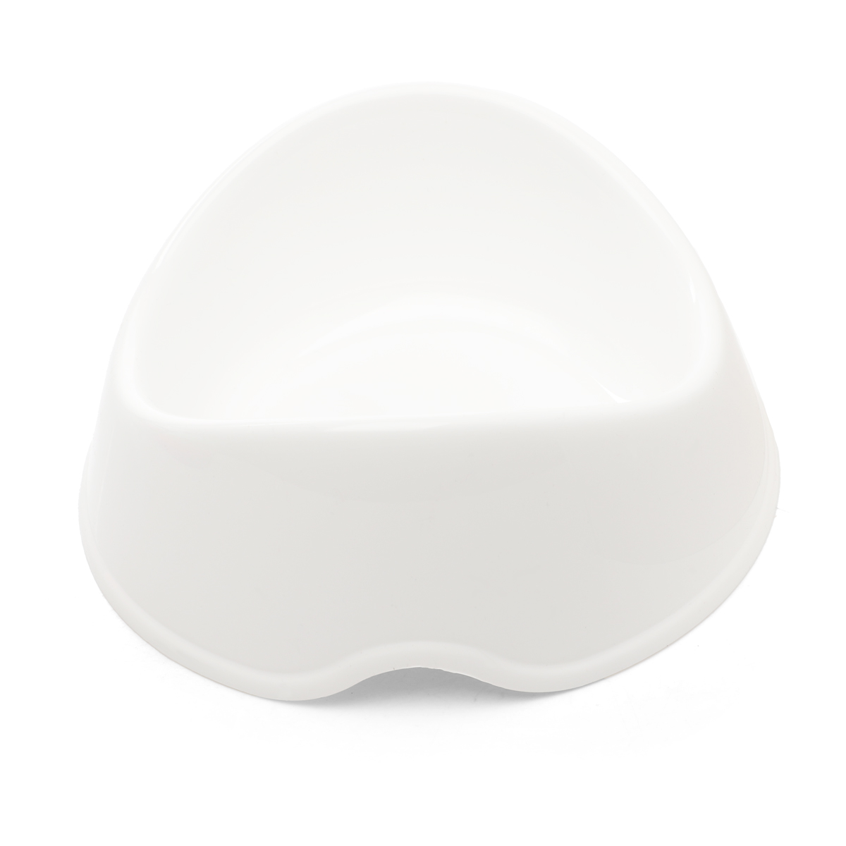 Миска пластиковая "Инь Ян", белая, 0,25л 3