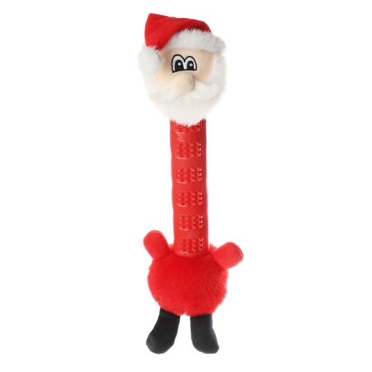 NEW YEAR Игрушка мягкая для собак "Дед Мороз - длинная шея", 470мм