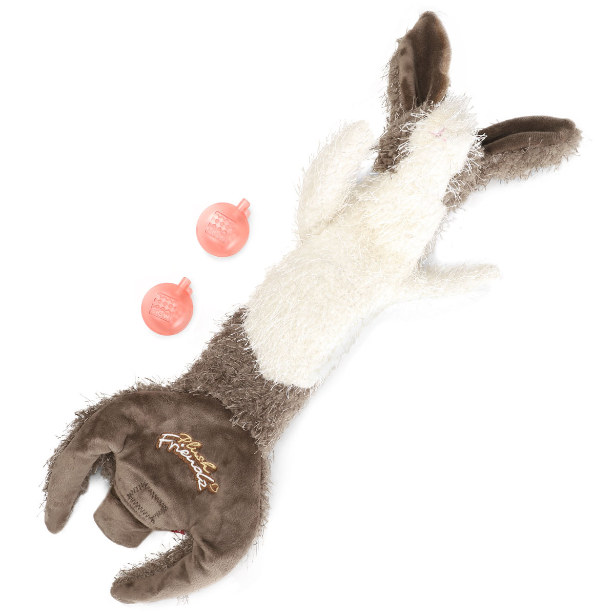 Игрушка для собак Шкурка зайца со сменными пищалками 50см, серия PLUSH FRIENDZ 3