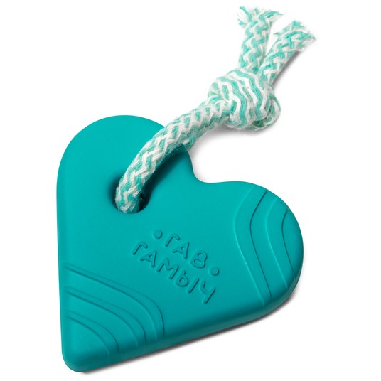 ГАВ ГАМЫЧ Игрушка для собак "Сердечко с верёвкой", 90мм