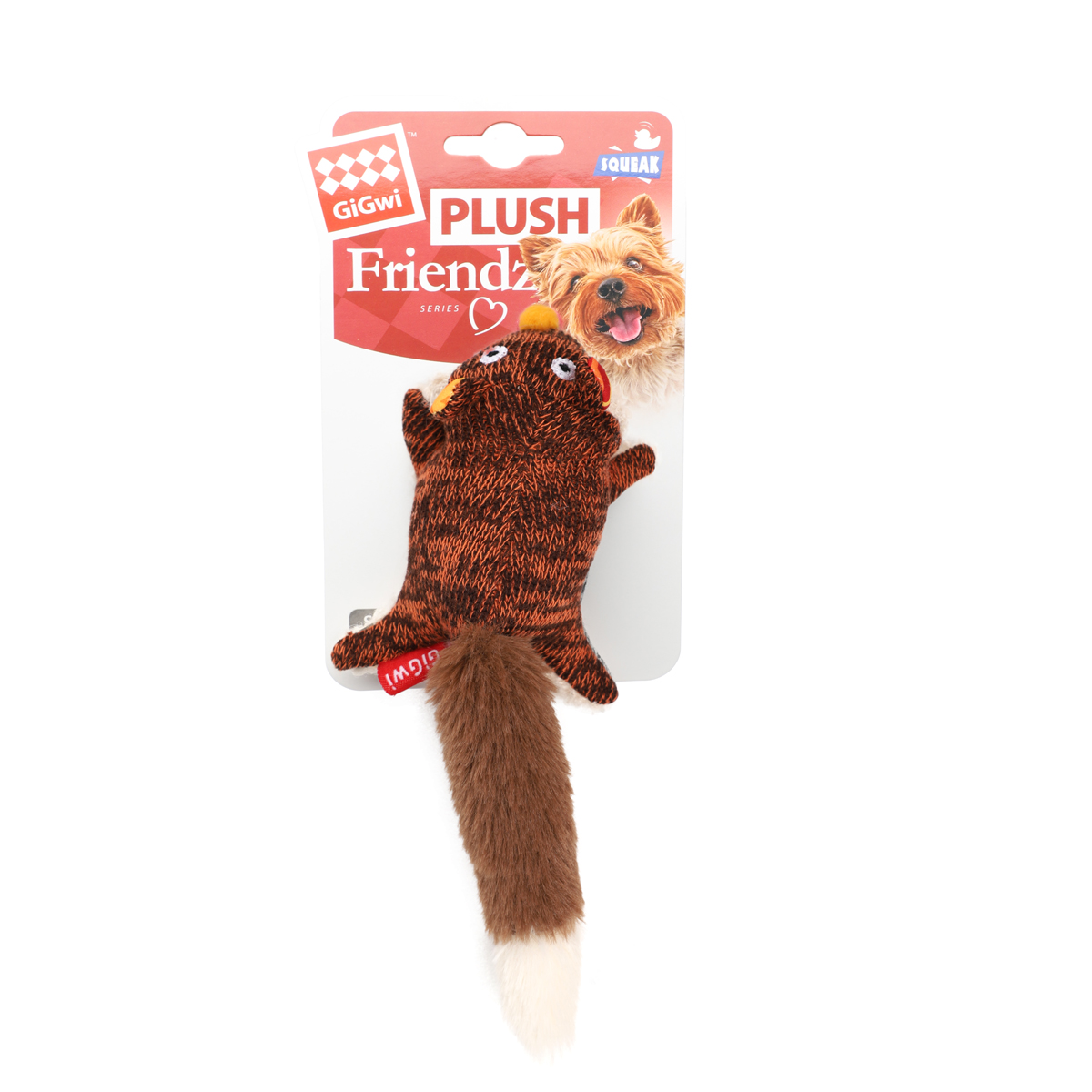 Игрушка для собак Лиса с пищалкой 19см, серия PLUSH FRIENDZ 4