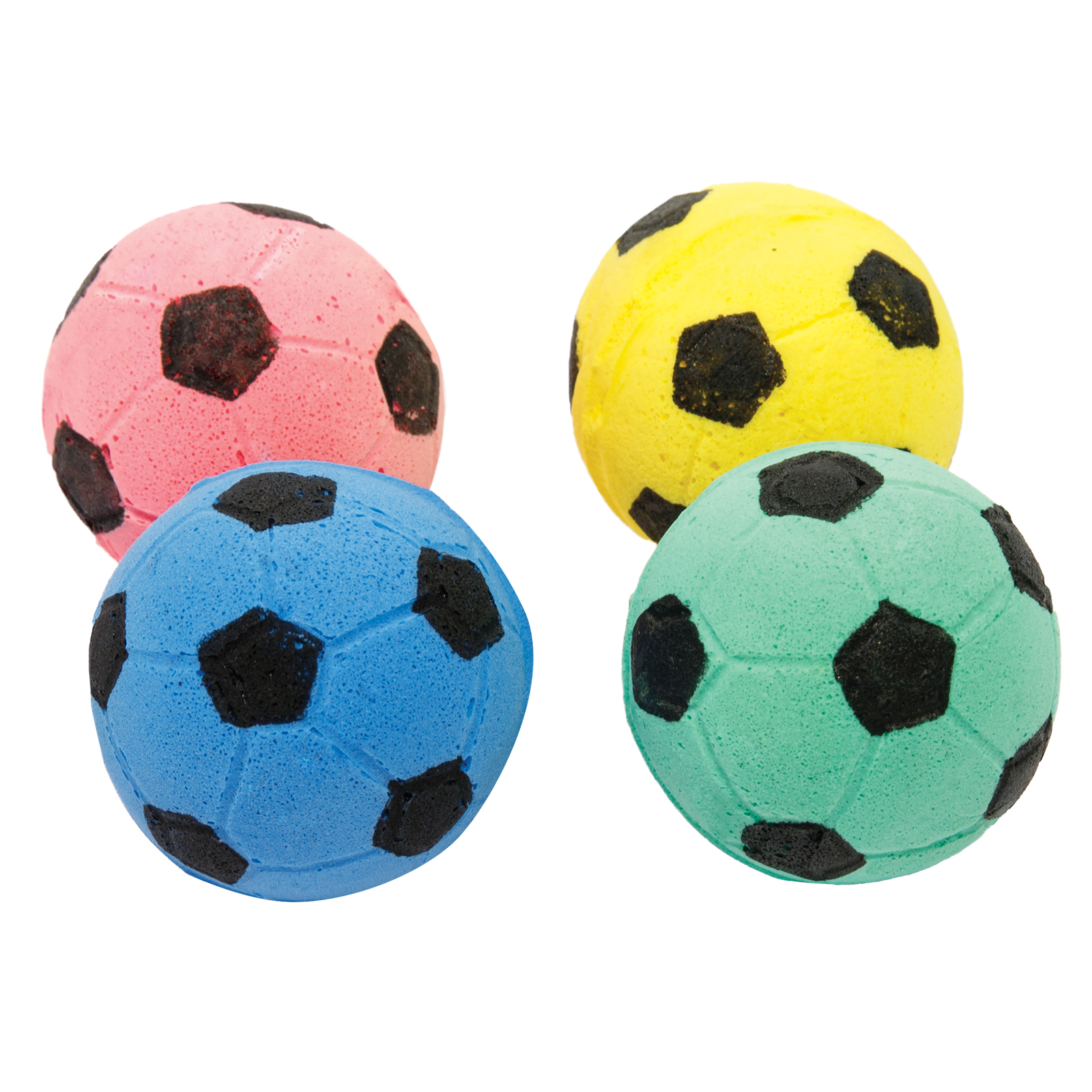 Игрушка для кошек "Мяч футбольный", d40мм (уп.4шт.) 3