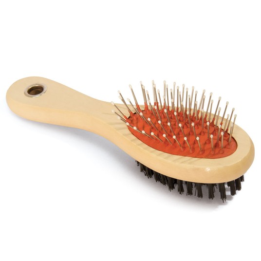 Щётка-расчёска двухсторонняя для животных "Классика", 55*170мм