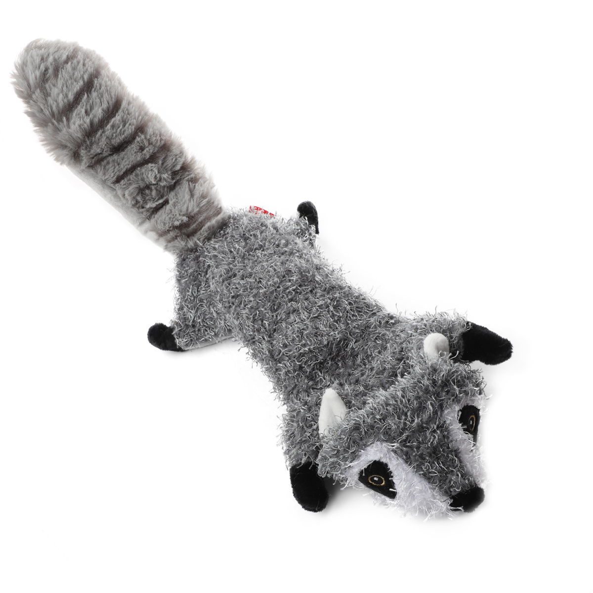 Игрушка для собак Шкурка енота со сменными пищалками 40см, серия PLUSH FRIENDZ 5