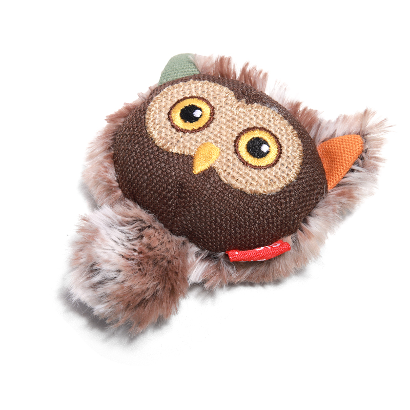 Игрушка для кошек Сова интерактивная 11 см, серия CATCH & SCRATCH ECO 2