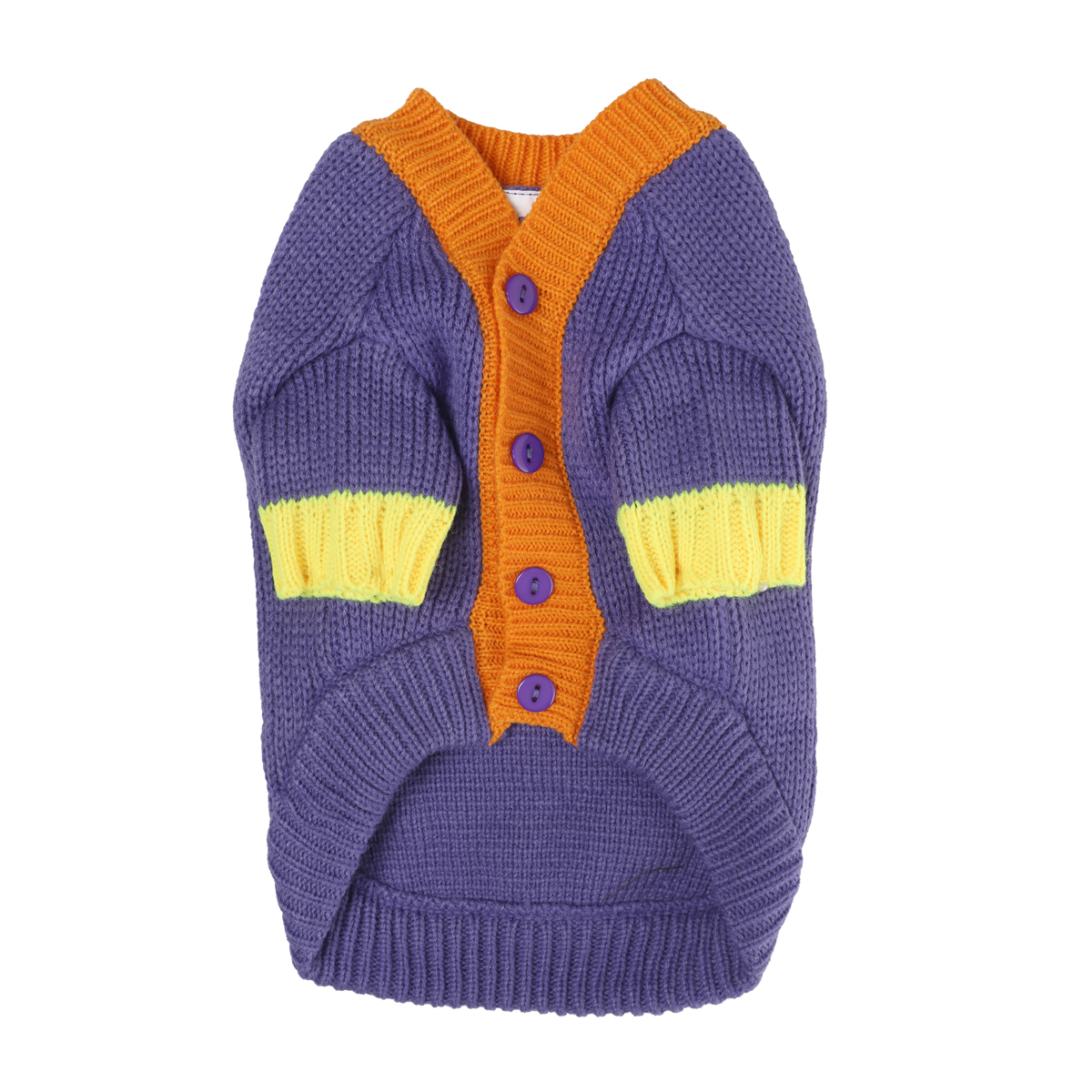 СОЮЗМУЛЬТФИЛЬМ Свитер "Солнце взойдет" M, фиолетовый, дл.изделия по спине 30см 2