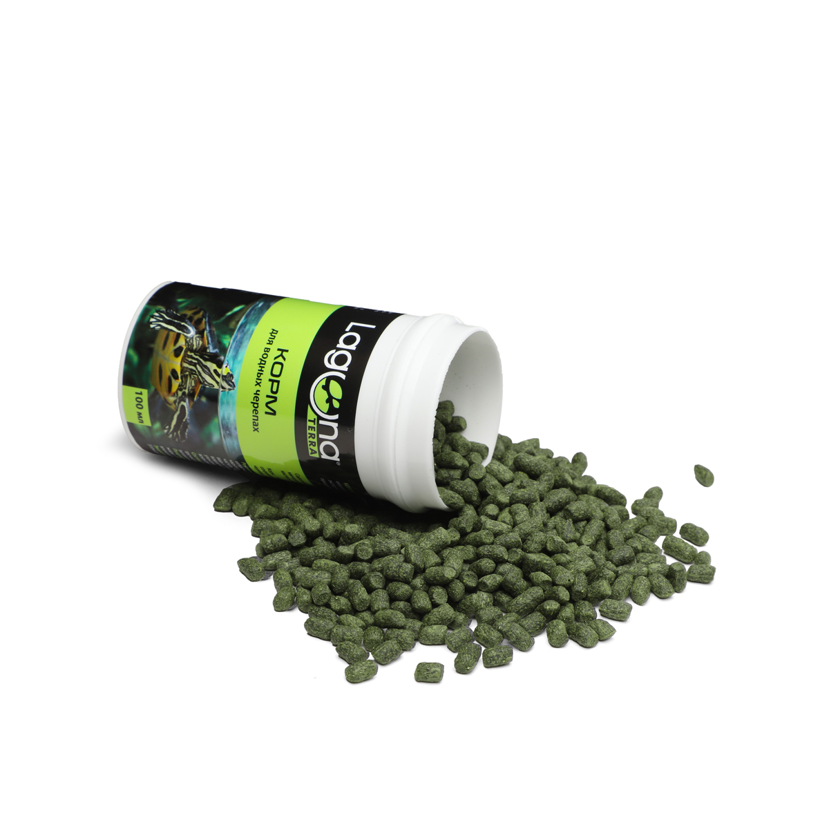 Корм для водных черепах, гранулы, 100мл/27г 6