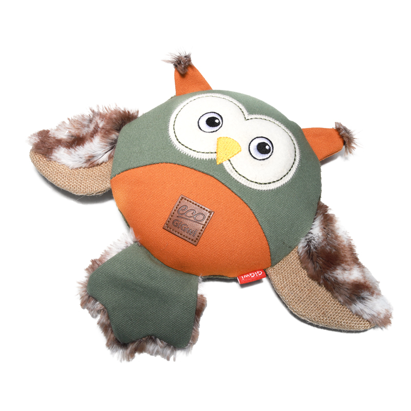 Игрушка для собак Сова с большой пищалкой 31 см, серия CATCH & FETCH ECO 4