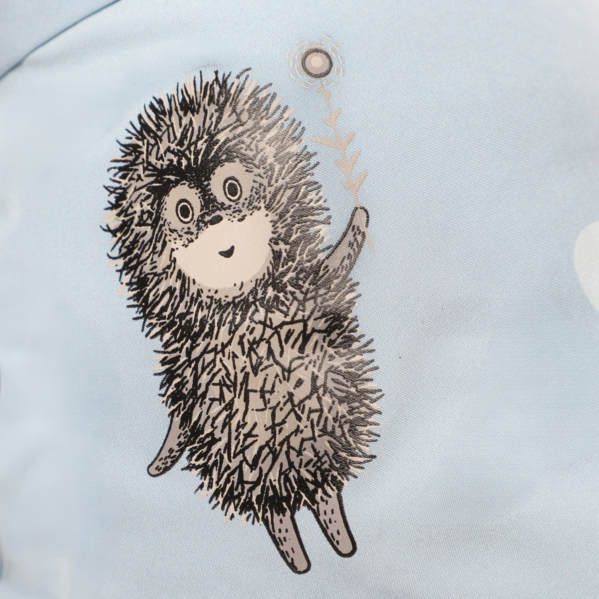 СОЮЗМУЛЬТФИЛЬМ Попона-дождевик водостойкая "Ёжик-мечтатель" XXL, пепельно-голубая, дл.изделия по спине 45см 6