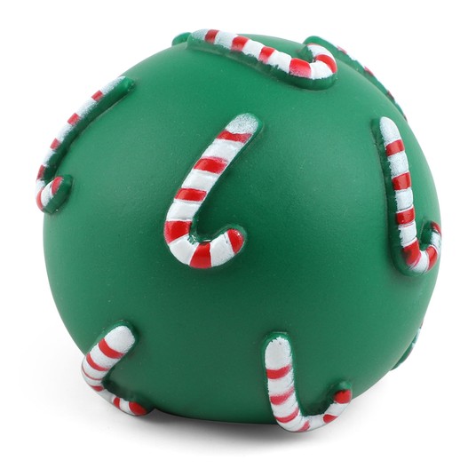 NEW YEAR Игрушка для собак "Мяч новогодний", d65мм