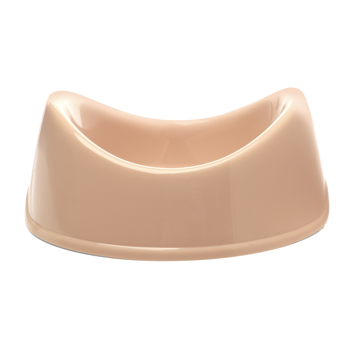 Миска пластиковая "Бисквит", бежевая, 0,15л 3