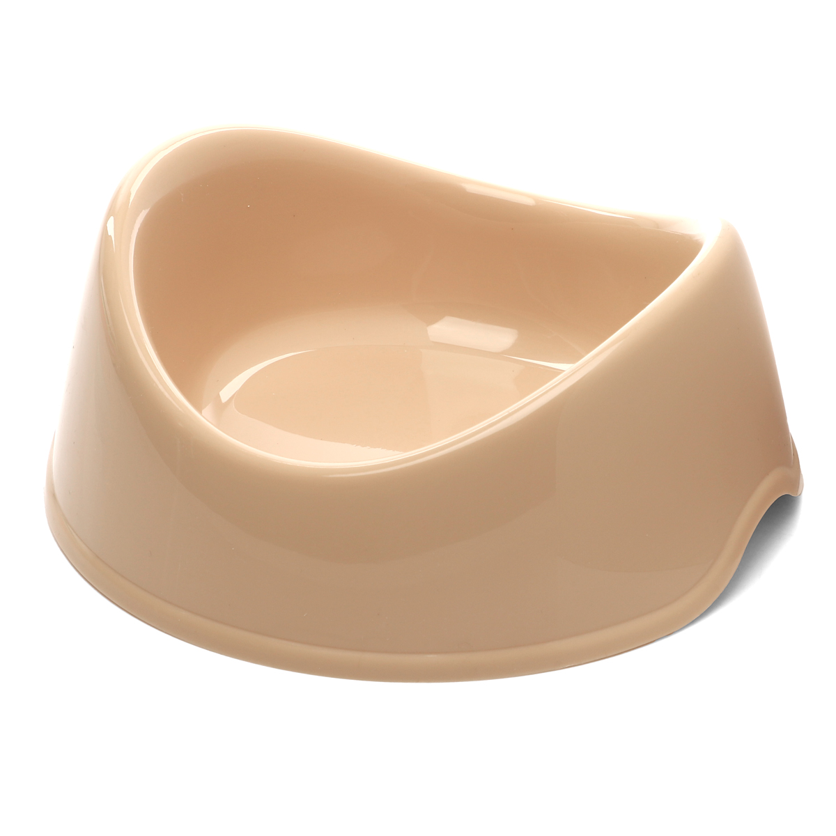 Миска пластиковая "Бисквит", бежевая, 0,15л 5