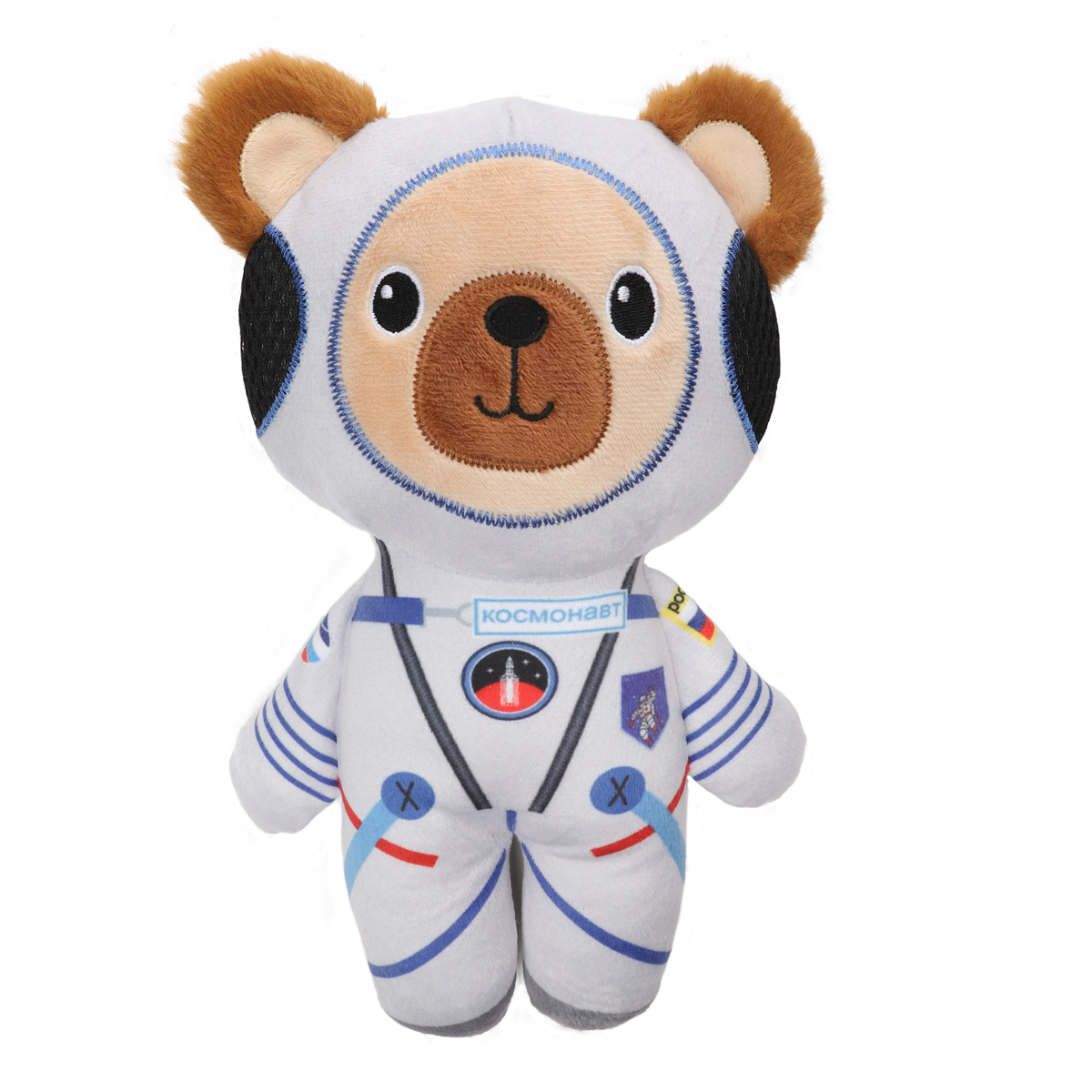 Игрушка мягкая для собак "Медвежонок-космонавт", 250мм 1