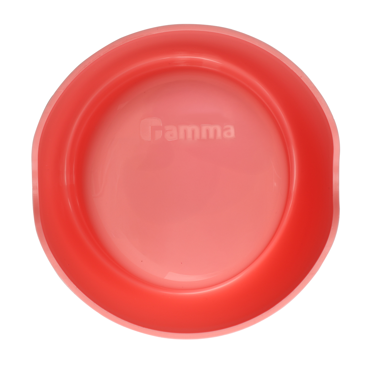 Миска пластиковая "Бисквит", коралловая, 0,25л 3