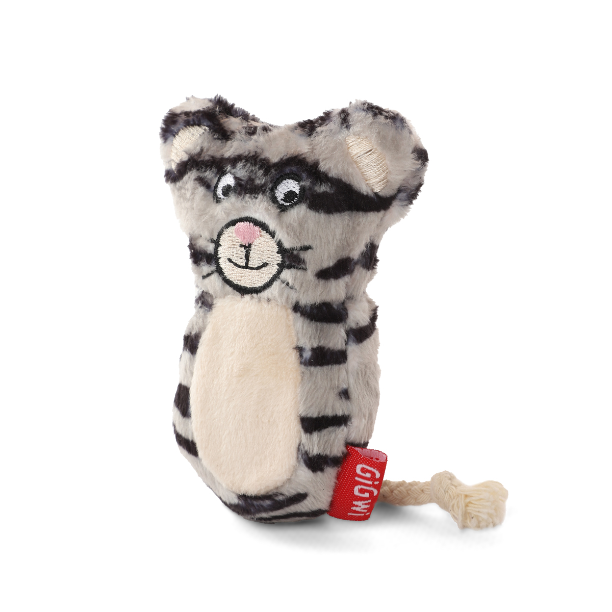 Игрушка для собак Кот с пищалками 9/12,5см, серия PLUSH FRIENDZ 3