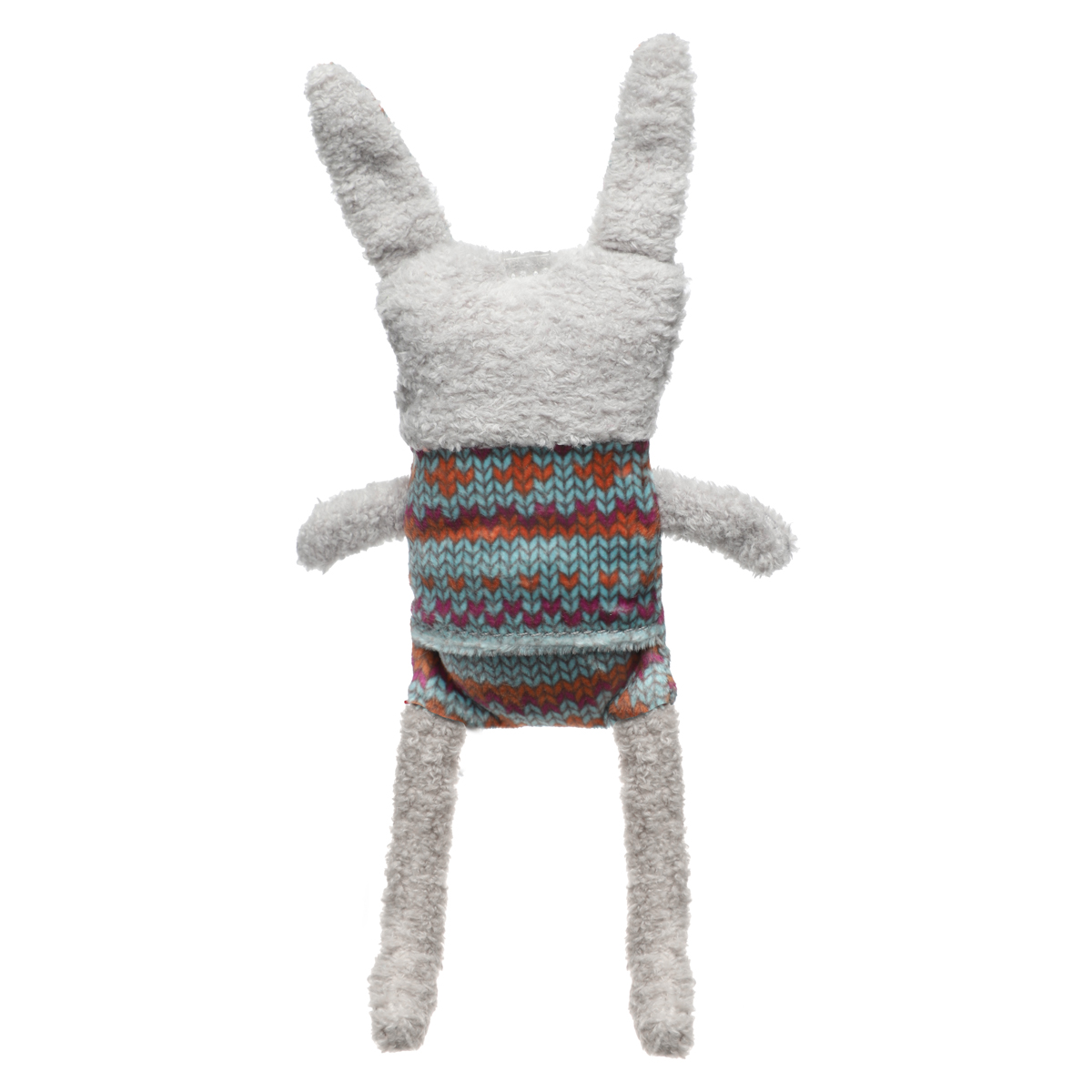 PLUSH FRIENDZ Игрушка мягкая для собак "Зайчик со сменными пищалками", 230мм 3