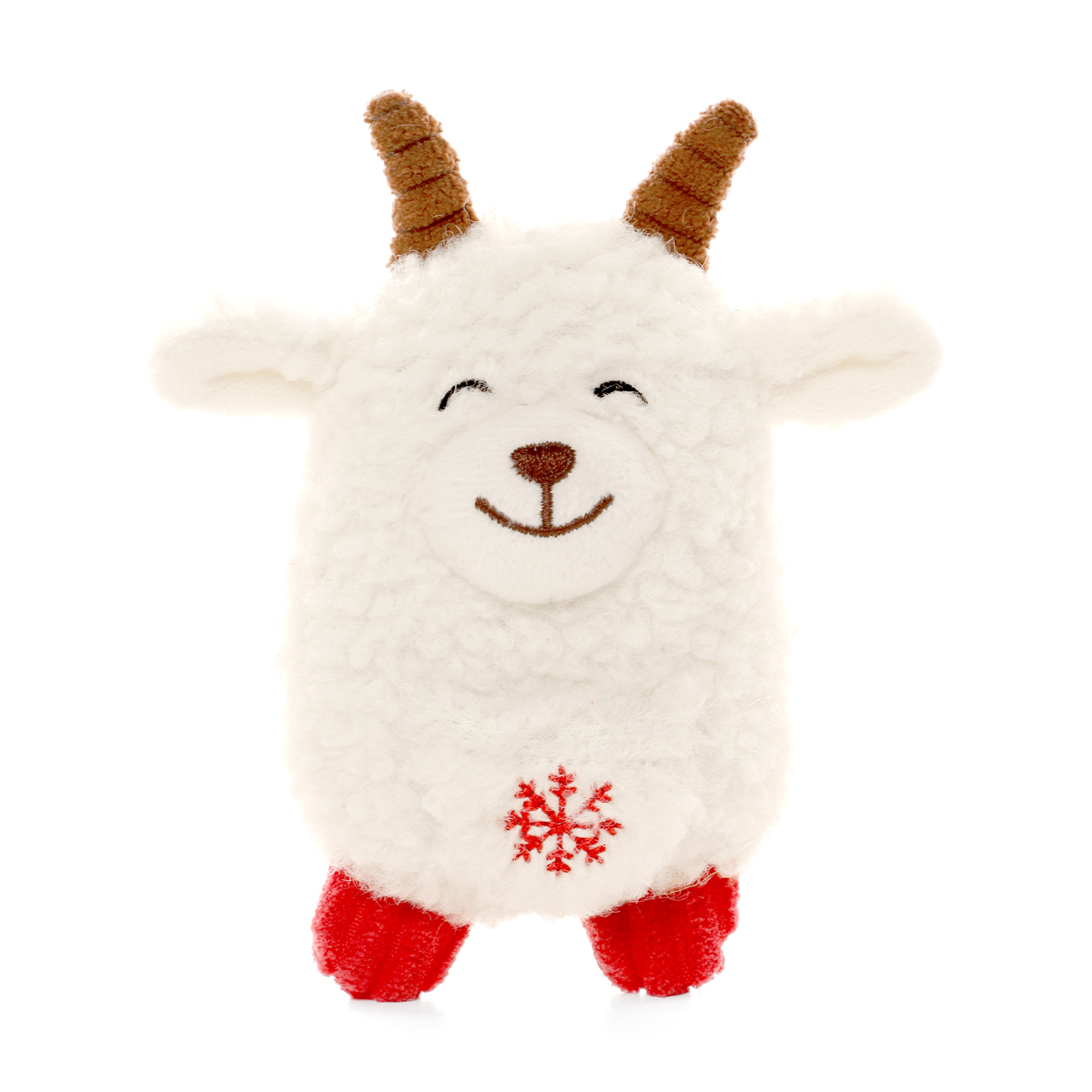 NEW YEAR Игрушка мягкая для собак "Козочка", 120мм 1