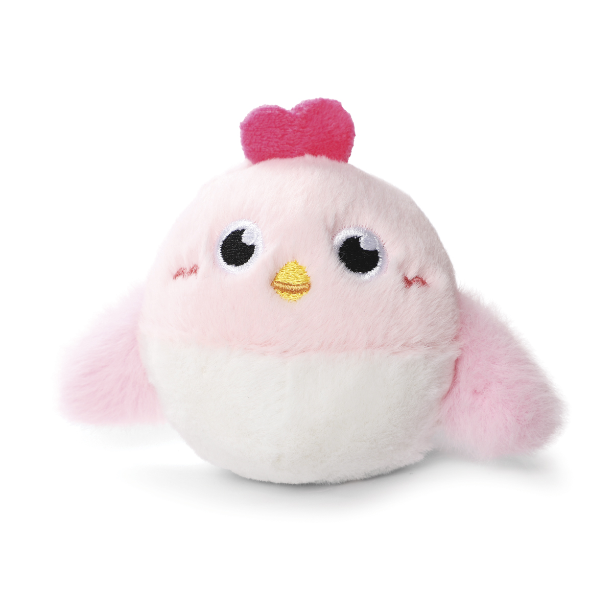 Игрушка мягкая шуршащая для кошек "Цыплёнок розовый", 90мм 1