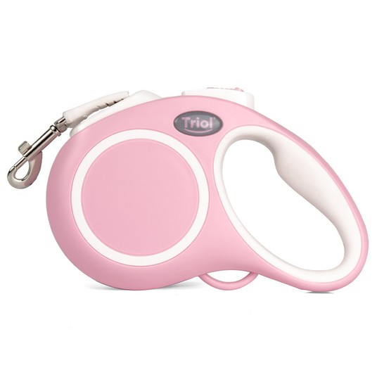 Поводок-рулетка лента Urban S, розовый, 5м до 15кг