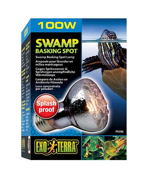 Лампа для болотных и водяных черепах Swamp Basking Spot 100 Вт. PT3782
