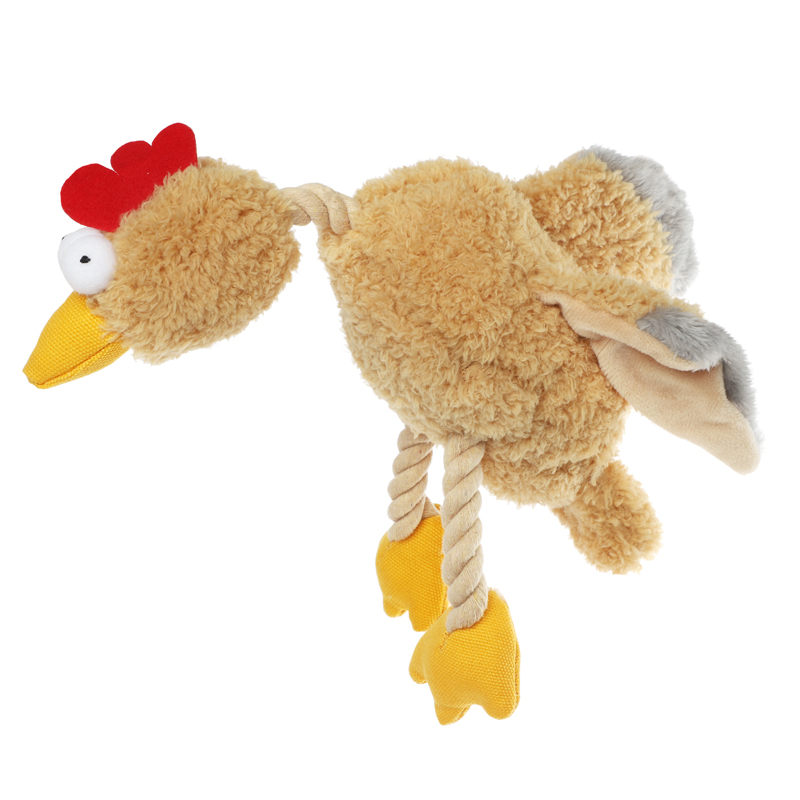 Игрушка для собак Курица с пищалками 32см, серия CATCH & FETCH 2