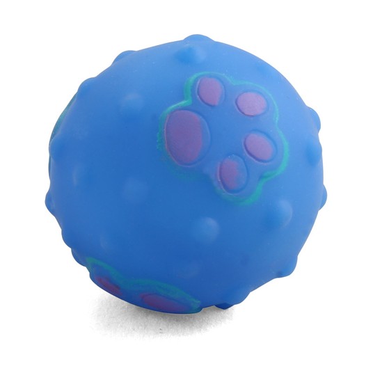 Игрушка для собак из винила "Мяч с лапкой", d60мм
