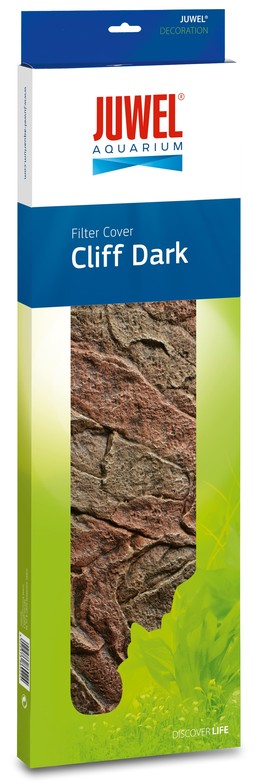 Декор для фильтра "Cliff Dark", Тёмные скалы, 55.5х18.6х1см