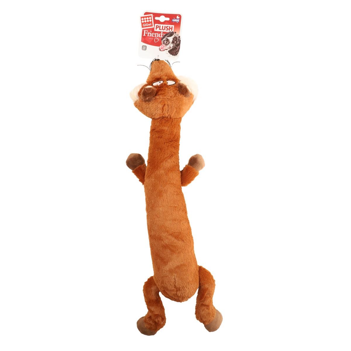 Игрушка для собак Лиса с пищалками 62см, серия PLUSH FRIENDZ 5