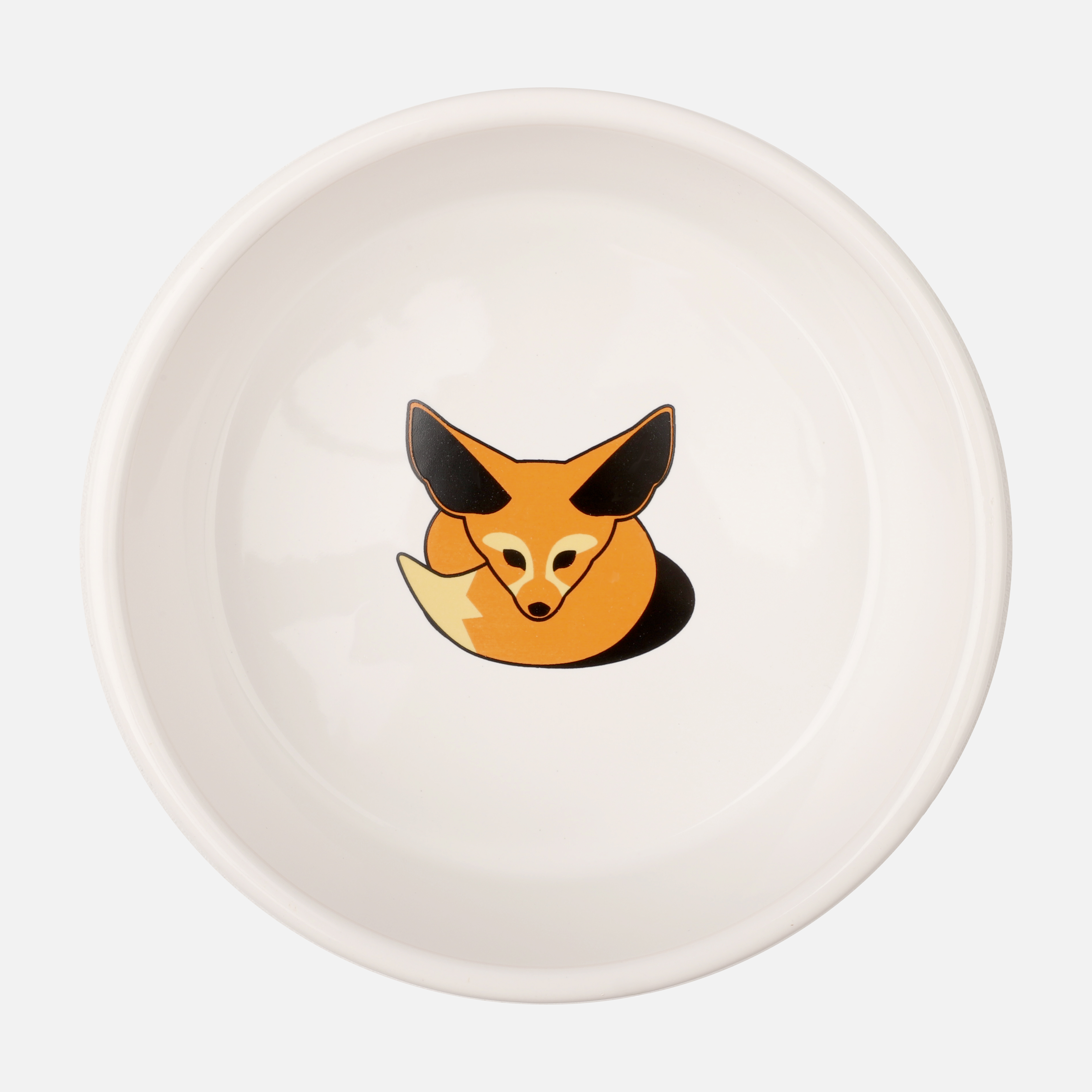 Миска керамическая на резинке "Лиса", 0,45л 3